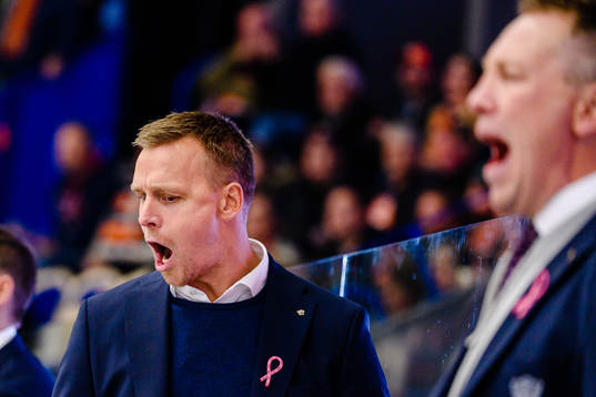 Linköpings tränare Bert Robertsson skriker