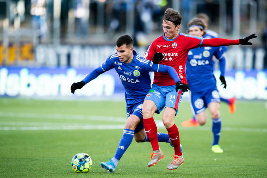 Sundsvalls Pol Roige Rodriguez och Helsingborgs Filip