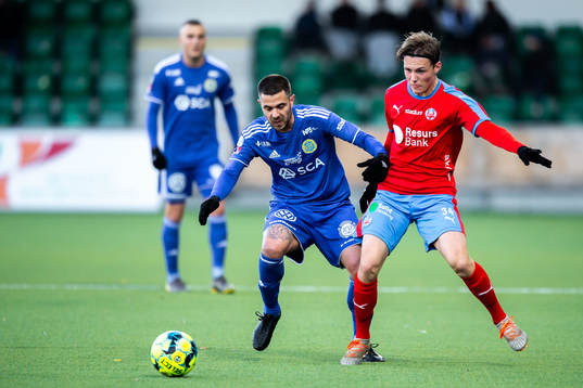 Sundsvalls Juan Jose Ciercoles Sagra och Helsingborgs Filip