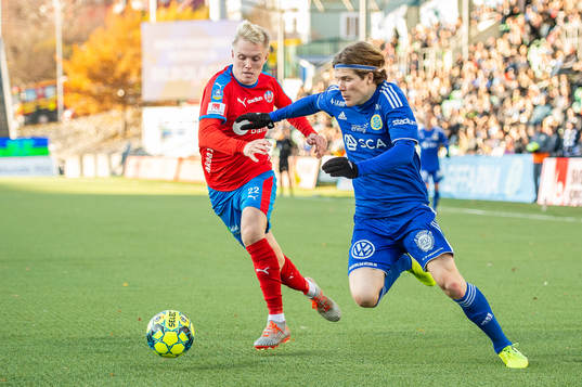 Helsingborgs Daniel Hafsteinsson och Sundsvalls Sundsvalls