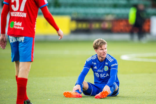 Sundsvalls Eric Björkander deppar