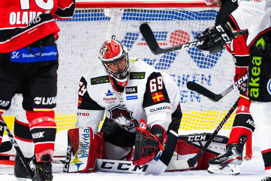 Malmö Redhawks målvakt Oscar Alsenfelt