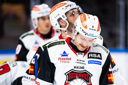 Malmö Redhawks Frederik Storm deppar