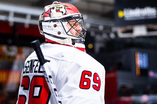 Malmö Redhawks målvakt Oscar Alsenfelt