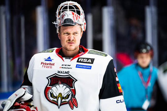 Malmö Redhawks målvakt Lars Volden