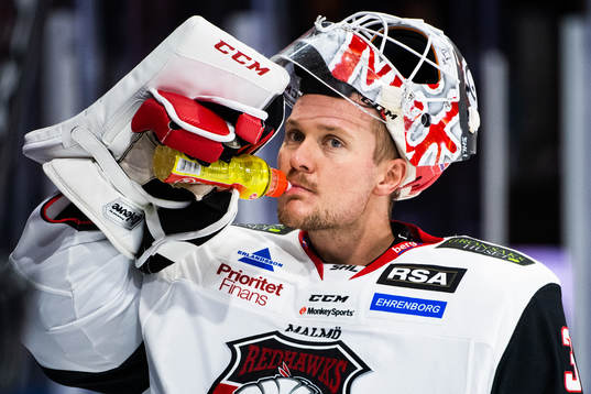 Malmö Redhawks målvakt Lars Volden
