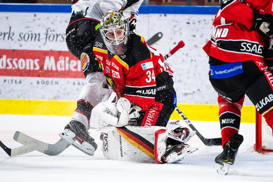 Luleås målvakt Joel Lassinantti