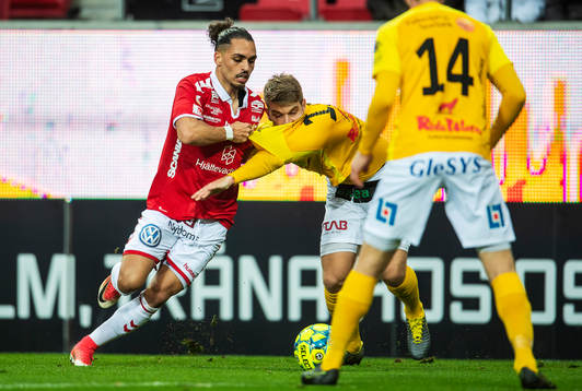 Kalmars Alexander Jakobsen och Falkenbergs Marcus Mathisen