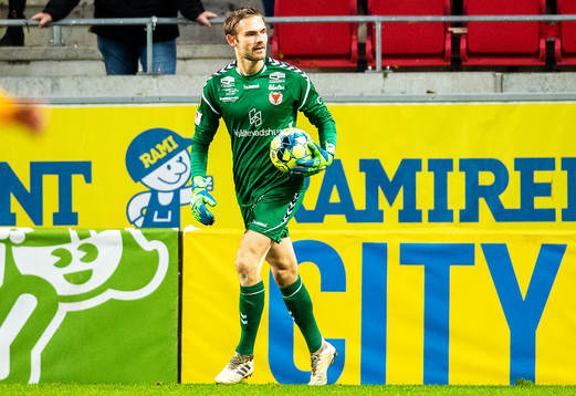 Kalmars målvakt Lucas Hägg-Johansson