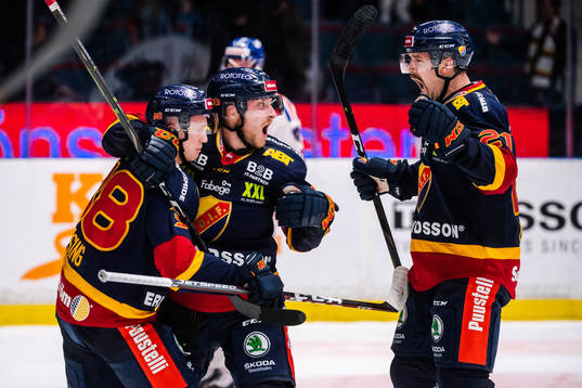 Djurgårdens Linus Hultström, Olle Alsing och Patrik