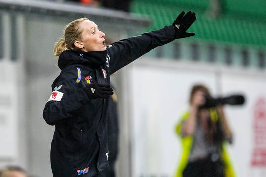 Kristianstads tränare Elisabet Gunnarsdóttir