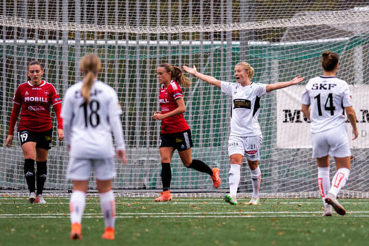 Göteborgs Rebecka Blomqvist reagerar över ett domslut