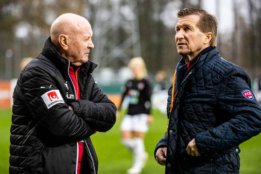 Rosengårds Erling Nilsson och ordförande Håkan Wifvesson