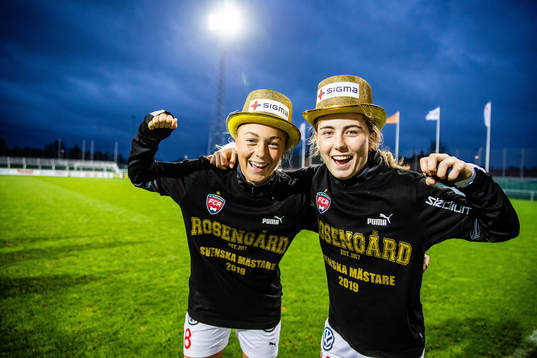 Rosengårds Hanna Bennison  jublar