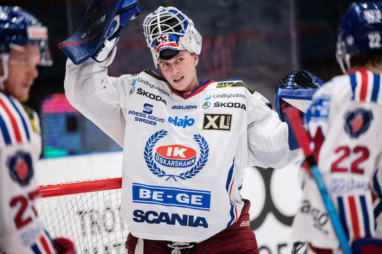 Oskarshamns målvakt Fredrik Pettersson-Wentzel