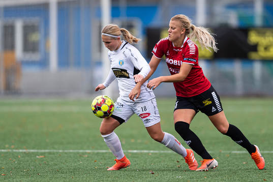 Göteborgs Hanna Andersson och Limhamn Bunkeflos Sophie
