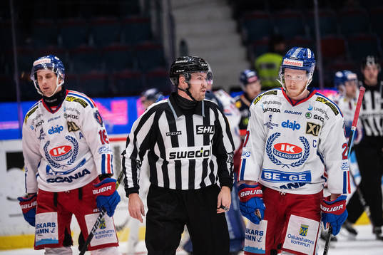 Oskarshamns Arsi Piispanen och Henrik Nilsson deppar
