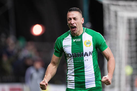 Hammarbys Nikola Djurdjic jublar