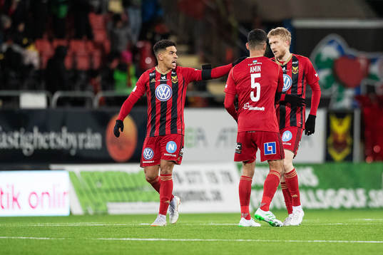 Östersunds Simon Kroon jublade