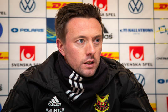 Östersunds tränare Ian Burchnall