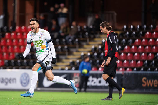 Varbergs Daniel Krezic jublar