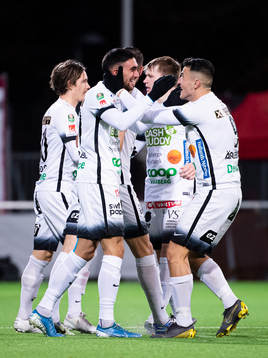 Varbergs Daniel Krezic jublar