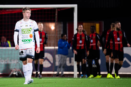 Varbergs Anton Liljenbäck deppar