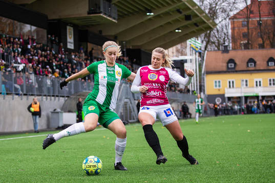 Hammarbys Filippa Graneld och Uppsalas Ingrid Wixner