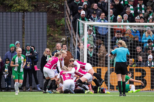 Uppsalas spelare jublar