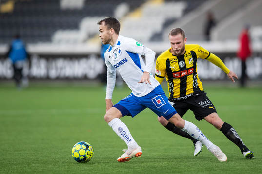 IFK Norrköpings Andreas Blomqvist och Häckens Alexander