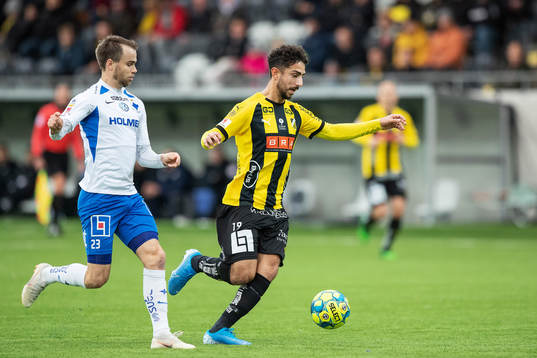 IFK Norrköpings Andreas Blomqvist och Häckens Daleho