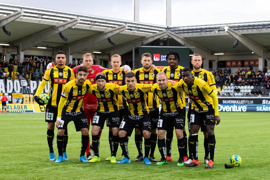 Häckens startelva innan fotbollsmatchen i allsvenskan