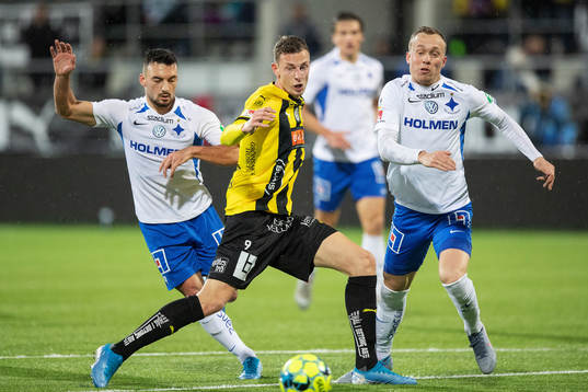 IFK Norrköpings Sead Haksabanovic och Gudmundur