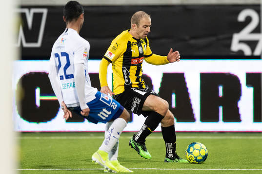 IFK Norrköpings Ian Smith och Häckens Kari Arkivuo