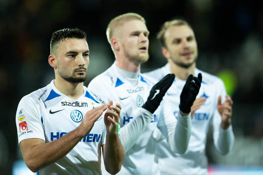 IFK Norrköpings Sead Haksabanovic tackar fansen