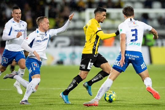 IFK Norrköpings Gudmundur Thórarinsson och Rasmus