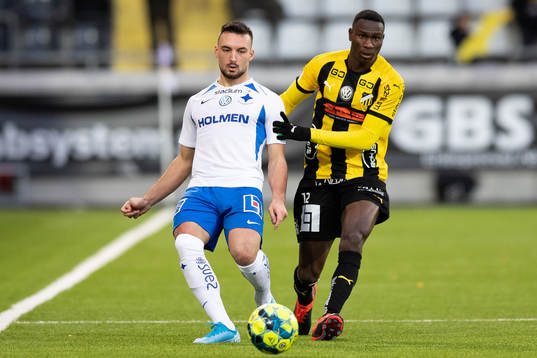 IFK Norrköpings Sead Haksabanovic och Häckens Godswill