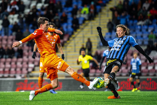AFC Eskilstunas Jesper Björkman och Sirius Axel