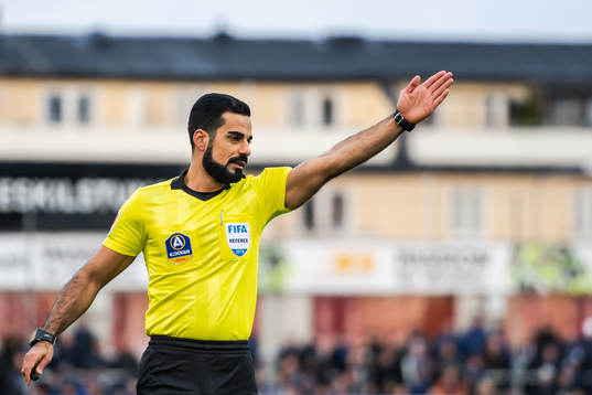 AFC Eskilstunas domare Mohammed Al-Hakim