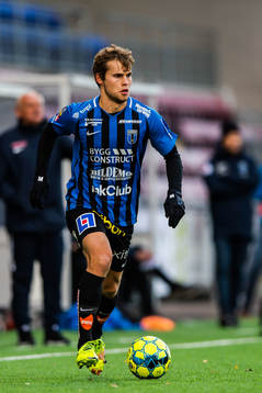 Sirius Sam Lundholm fotbollsmatchen i Allsvenskan mellan