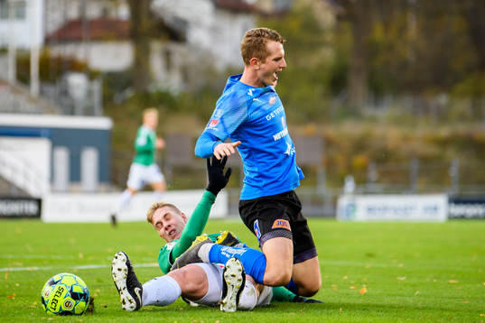 Brages Mattias Liljestrand fäller Halmstads Andreas