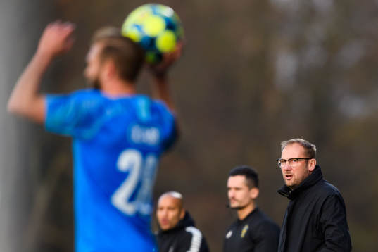 Halmstads tränare Magnus Haglund