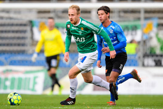 Brages Oscar Lundin och Halmstads Alexander Berntsson