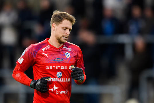 Halmstads målvakt Malkolm Nilsson