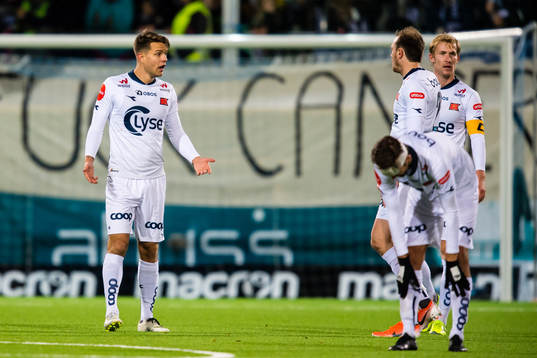 Tord Johnsen Salte of Viking looks dejected