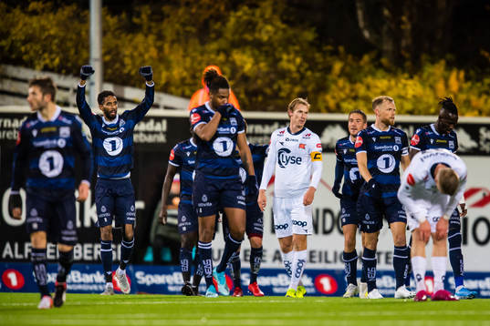 Amahl William D'Vaz Pellegrino of Kristiansund celebrates