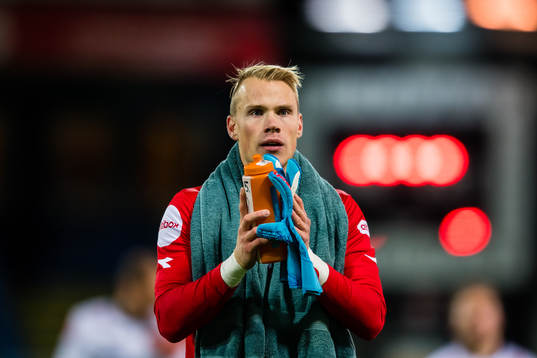 Amund Wichne of Viking looks dejected
