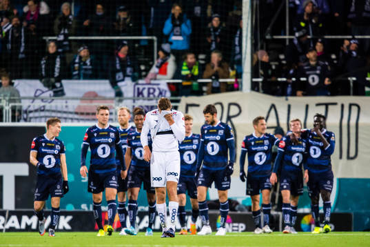 Runar Ullaland Hove of Viking looks dejected