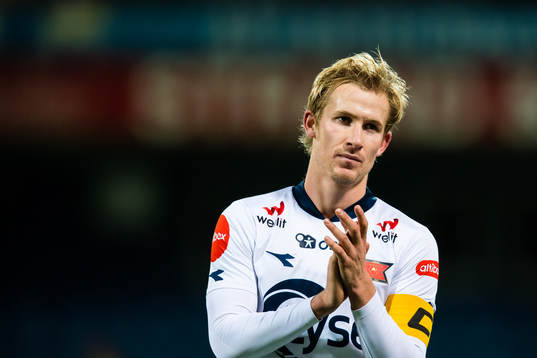 Viljar Helland Vevatne of Viking looks dejected