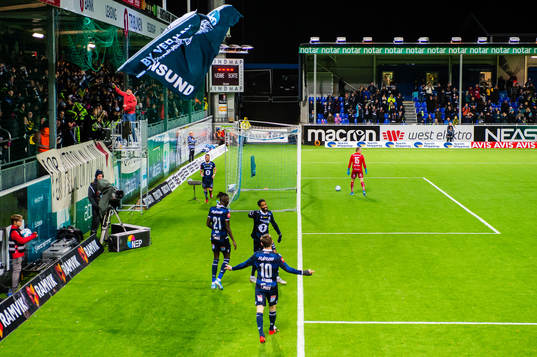 Amahl William D'Vaz Pellegrino of Kristiansund celebrates